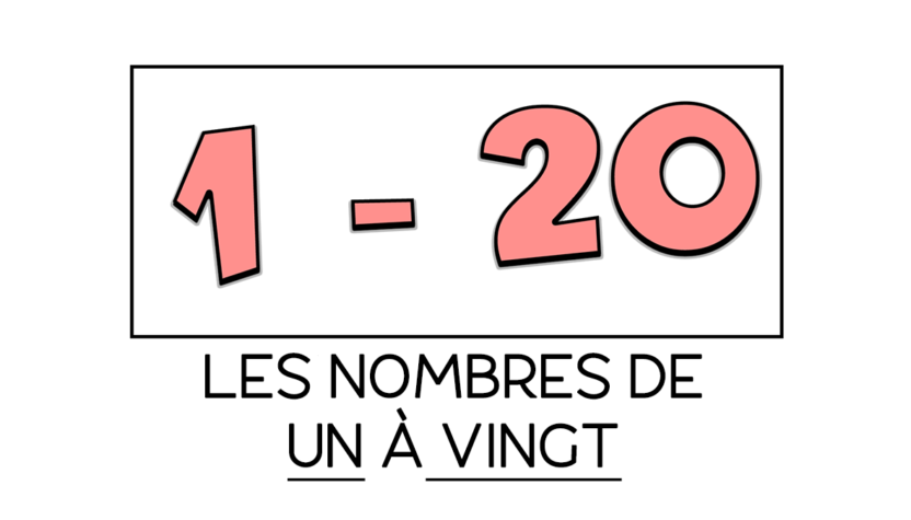 Los números hasta el 20 en francés