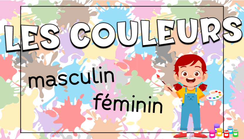 El femenino y plural de los colores en francés